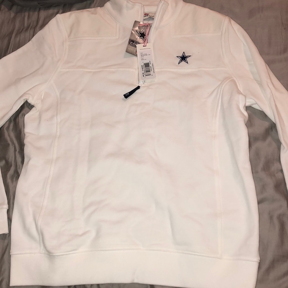 Vineyard Vines Cowboys Quarter-zip size Medium